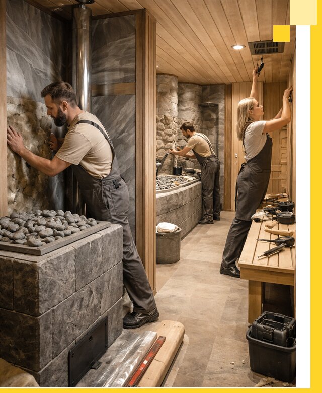 Строительство бань и SPA процедур в Орске под ключ и отделкой