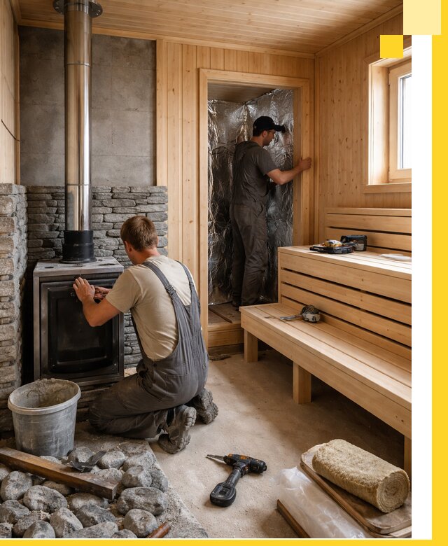 Строительство и изготовление бань под ключ в Орске