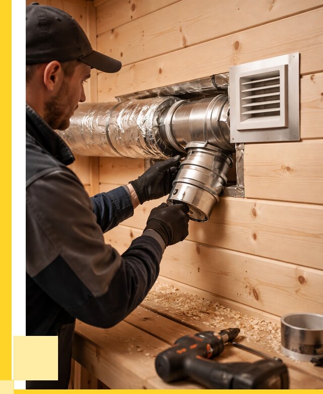 Монтаж вентиляции бани в Орске от 12408 р. | ЭриданРск