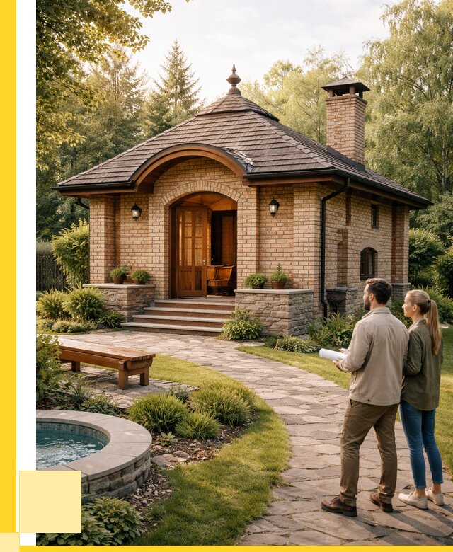 Проект кирпичной бани в Орске от 31020 р. | ЭриданРск