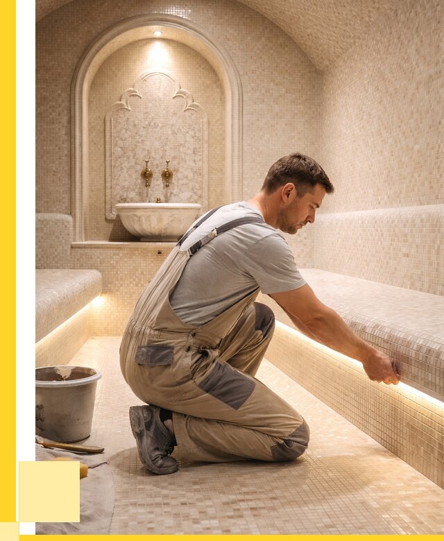 Отделка хамамов под ключ в Орске от 5687 р. | ЭриданРск