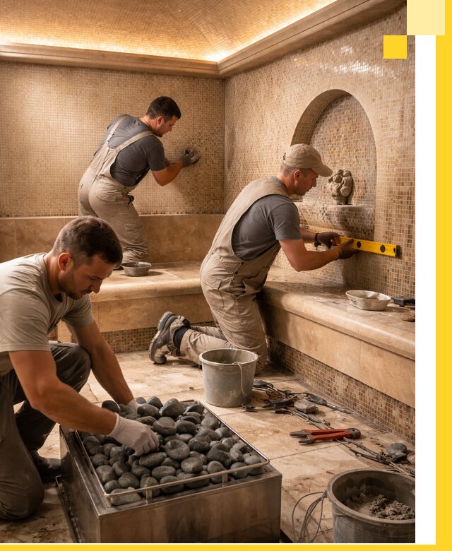 Проектирование и строительство хамама и сауны в Орске