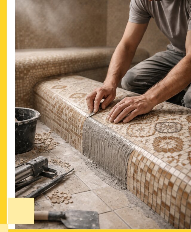 Плитка для хамама под ключ в Орске от 3619 р. | ЭриданРск